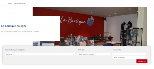 Interruption de la boutique en ligne