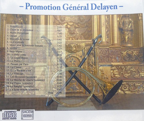 CD chants de la promotion de l'EMIA "général Delayen"