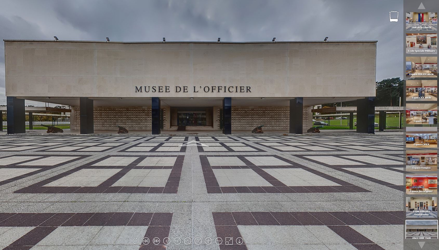 visite virtuelle du Musée de l'Officier St-Cyr Coëtquidan